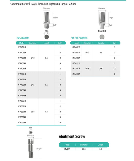 Cement Abutment